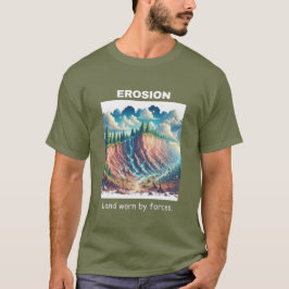 Camiseta Tierra Duradera: Tee de erosión