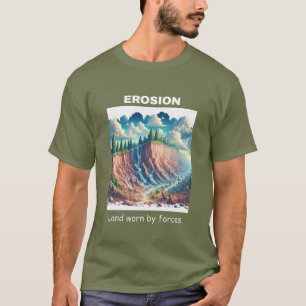 Camiseta Tierra Duradera: Tee de erosión