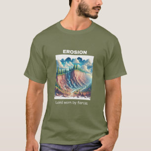 Camiseta Tierra Duradera: Tee de erosión