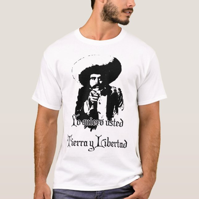 Camiseta Tierra e Liberdade de Por (Anverso)