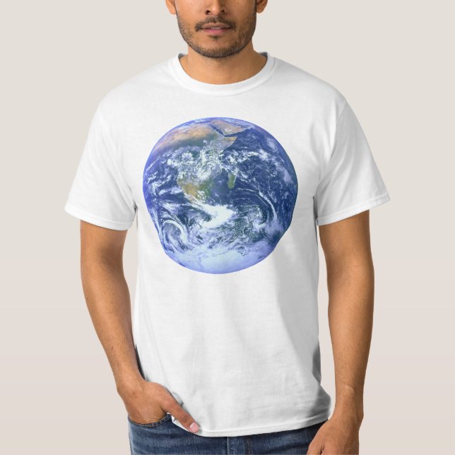 Camiseta Tierra - el mármol azul (Anverso)