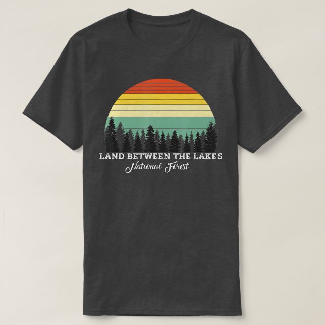 Camiseta Tierra entre los lagos Bosque Nacional Kentucky Pa (Diseño del anverso)