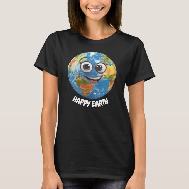 Camiseta Tierra feliz (Anverso)