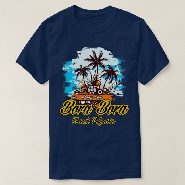 Camiseta Tierra fiesta En Bora Bora (Diseño del anverso)