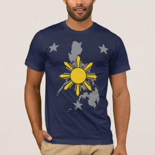Camiseta Tierra filipina de la estrella de Sun