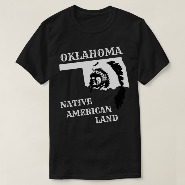 Camiseta Tierra Indígena de Oklahoma (Diseño del anverso)