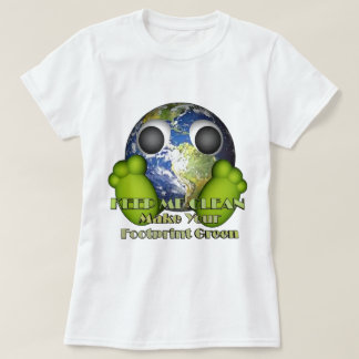 Camiseta Tierra limpia de la tierra verde