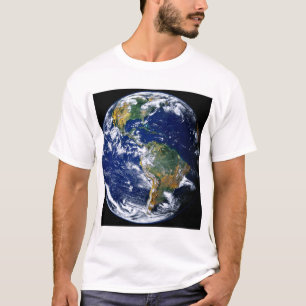 Camiseta Tierra llena que muestra las Américas