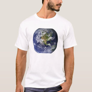 Camiseta Tierra llena que muestra Norteamérica