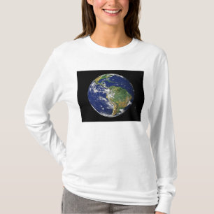 Camiseta Tierra llena que muestra Suramérica 2
