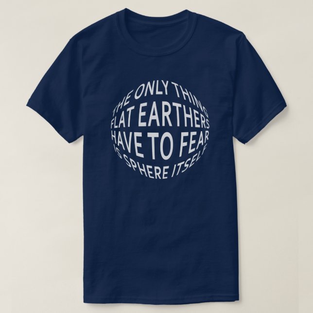 Camiseta Tierra no completamente (Diseño del anverso)
