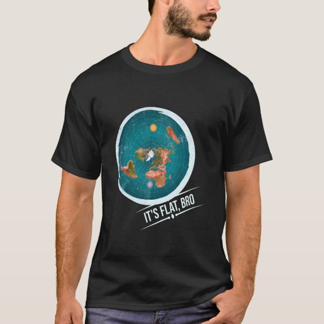 Camiseta Tierra plana (Anverso)