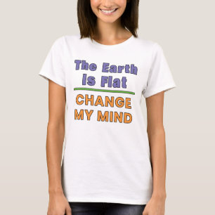 Camiseta Tierra plana