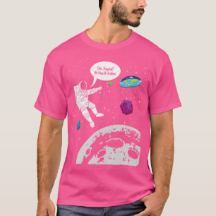 Camiseta Tierra plana astronauta divertido alunizaje