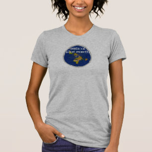Camiseta Tierra plana bíblica