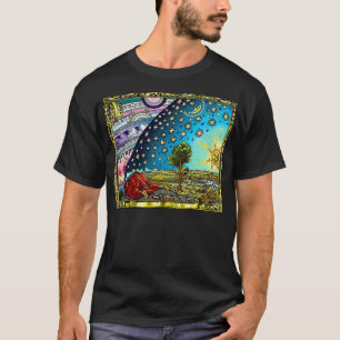 Camiseta Tierra plana de grabaciones de Flammarion