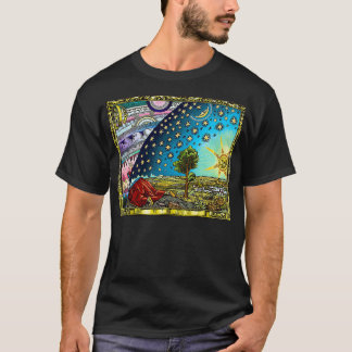 Camiseta Tierra plana de grabaciones de Flammarion