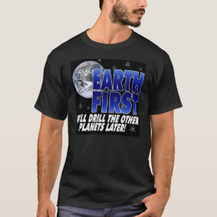 Camiseta Tierra primera del taladro