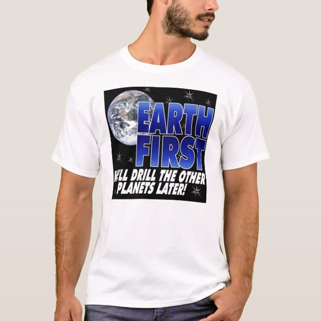 Camiseta Tierra primera del taladro (Anverso)