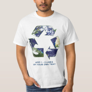 Camiseta Tierra - reciclando