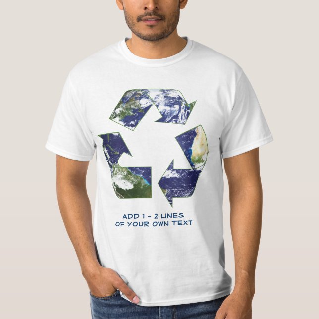 Camiseta Tierra - reciclando (Anverso)