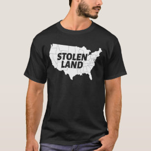Camiseta Tierra robada Día de los pueblos indígenas Nativo 
