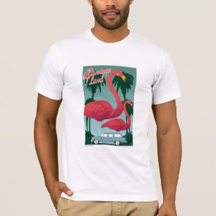 Camiseta Tierra-T-camisa del flamenco