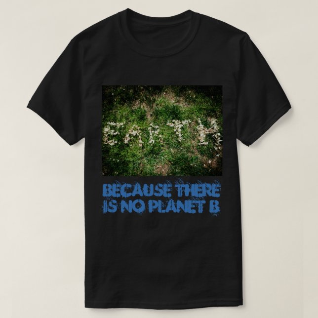 Camiseta Tierra y cambio de clima (Diseño del anverso)