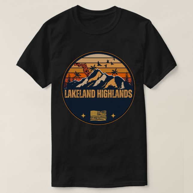 Camiseta Tierras Altas de Lakeland, Florida  (Diseño del anverso)