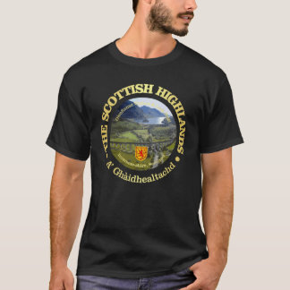 Camiseta Tierras Altas escocesas retro divertidas