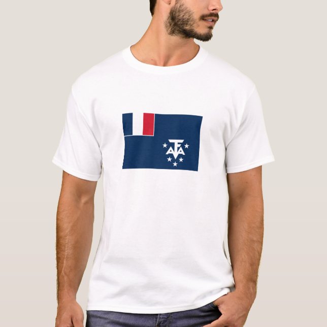 Camiseta Tierras Antárticas del Sur Francés (Anverso)