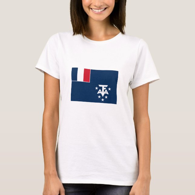 Camiseta Tierras Antárticas del Sur Francés (Anverso)
