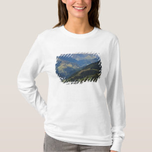 Camiseta Tierras de cultivo y pueblo en el Himalaya