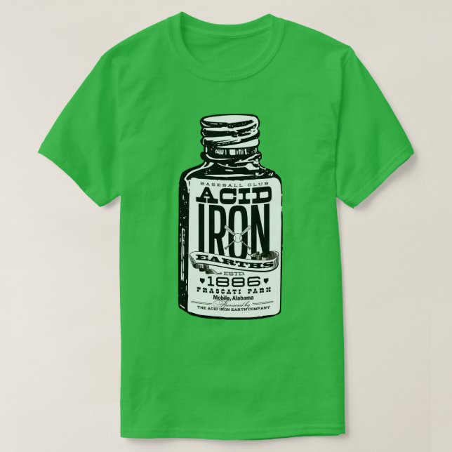 Camiseta Tierras de hierro ácido (Diseño del anverso)