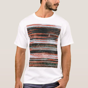Camiseta Tierras de las tribus étnicas: diseño de alfombras