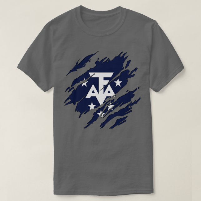 Camiseta Tierras francesas del sur y del antártico (Diseño del anverso)