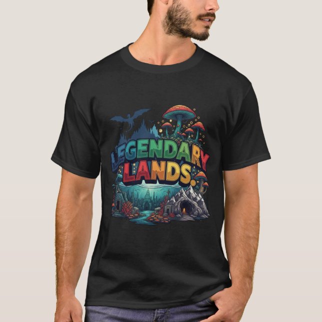 Camiseta "Tierras Legendarias." (Anverso)