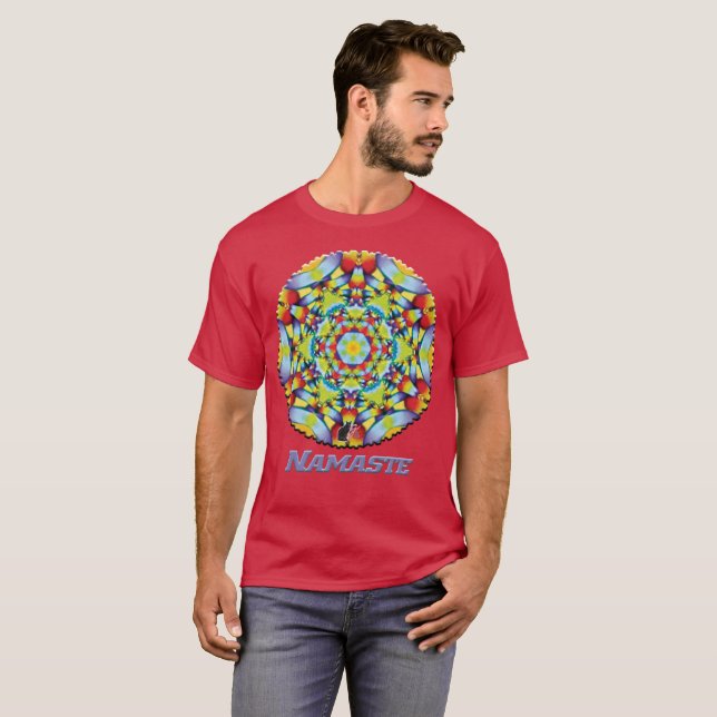 Camiseta Tiers Namaste Kaleidoscope (Anverso completo)