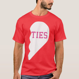 Camiseta TIES Hearts Bestis Mejores Amigos Coincidiendo con