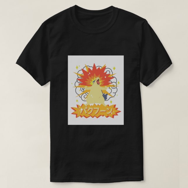 Camiseta Tiflosión Pokémon Graphic (Diseño del anverso)