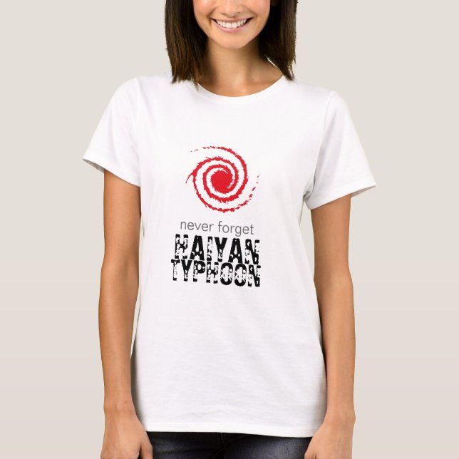 Camiseta Tifón de Haiyan (Anverso)