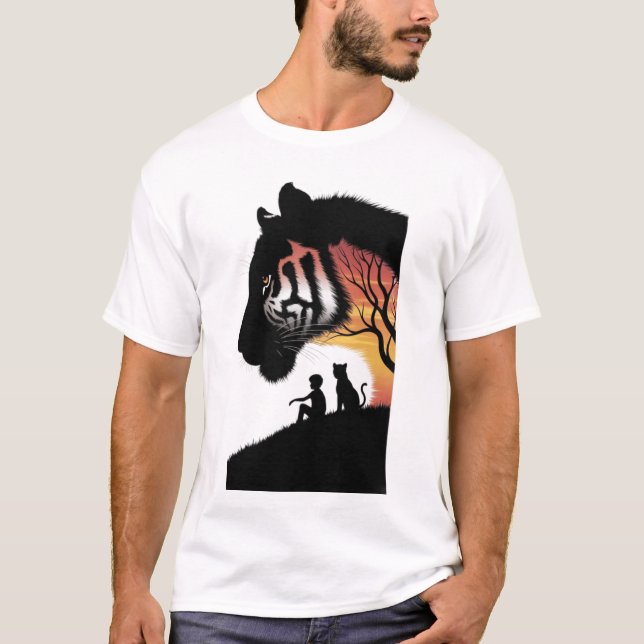Camiseta Tiger and boy friends (Anverso)