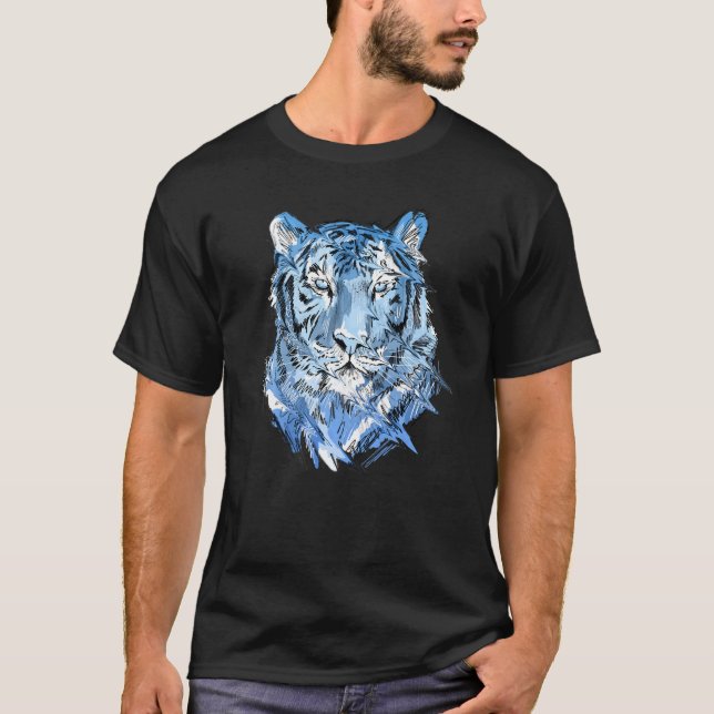 Camiseta Tiger Animal Art Animal Aovers Premium (Anverso)