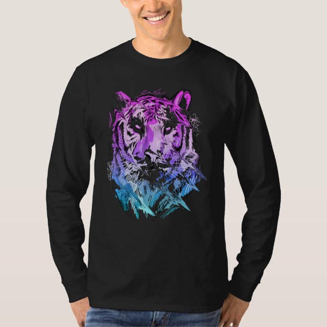 Camiseta Tiger Animal Art Animal Lovers_2 (Anverso)
