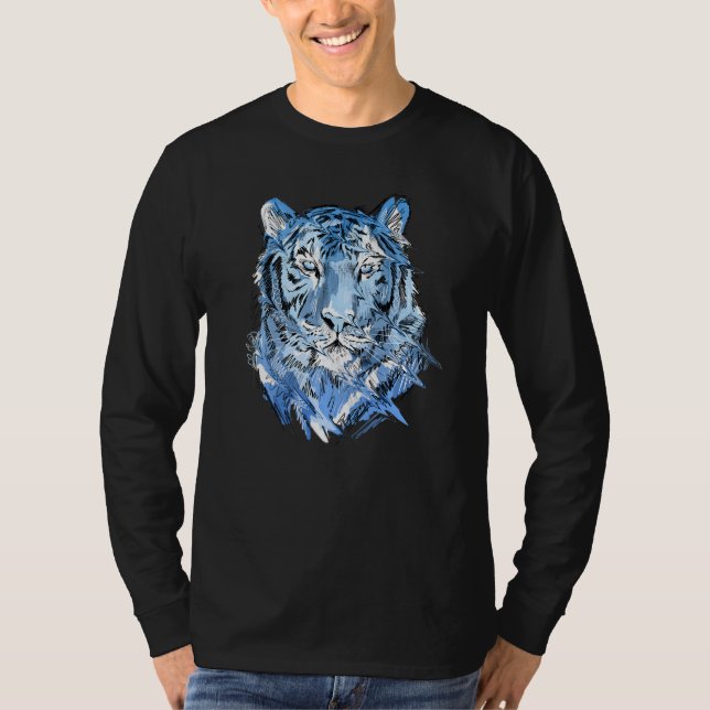 Camiseta Tiger Animal Art Animal Lovers Premium (Anverso)