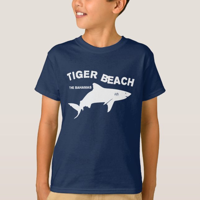 Camiseta Tiger Beach - Bahamas | Submarinismo con tiburones (Anverso)