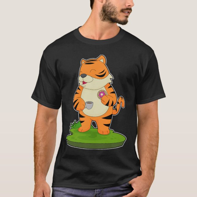 Camiseta Tiger Coffee Donut (Anverso)