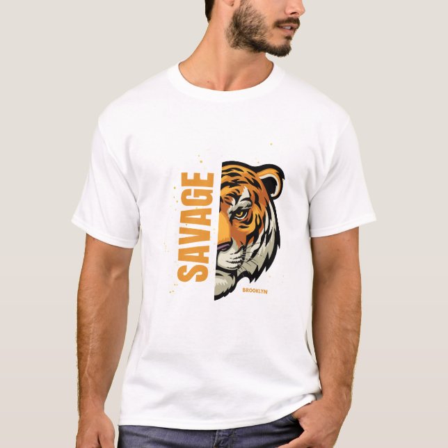 Camiseta Tiger Eyes Full Of Fire (Anverso)