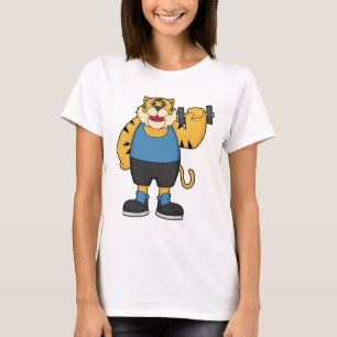 Camiseta Tiger Fitness Dumbbell
