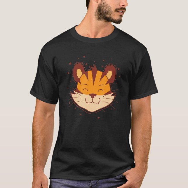 Camiseta Tiger Head hunting big Cat Predator Zoo (Anverso)